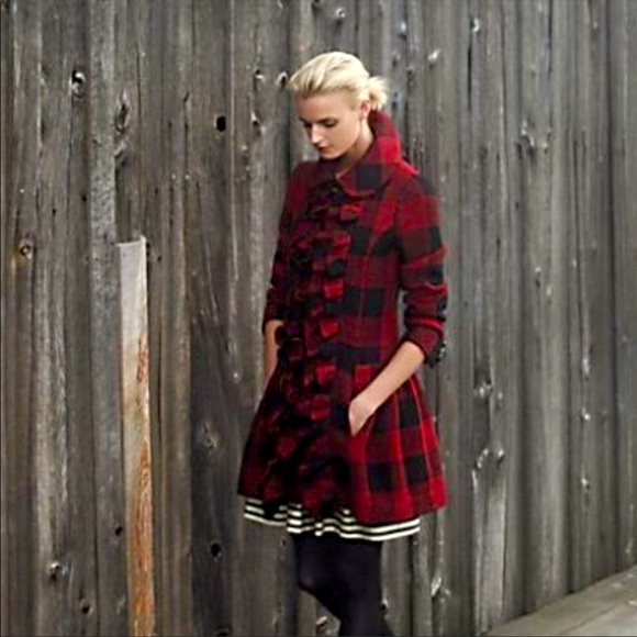Anthropologie. Plenty by Tracy Reese Plaid Jacket - Picture 1 of 4